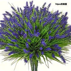 国境を越えた売れ筋シミュレーション 7 フォークラベンダー造花緑の植物家の装飾人工春草ラベンダー園芸植物