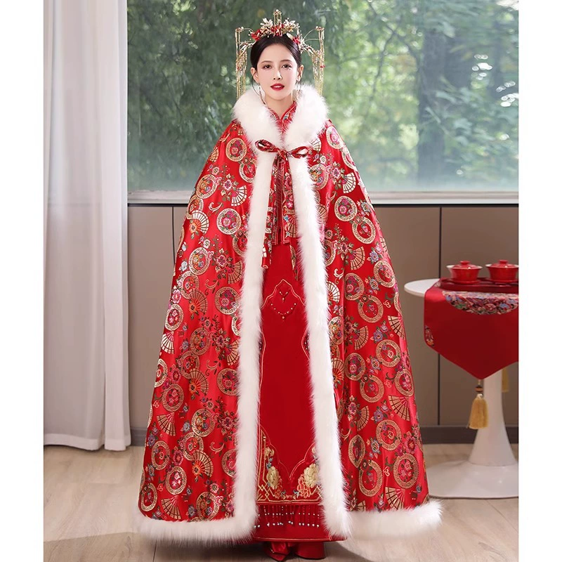 Свадебный костюм Сю Хе Плащ Древний стиль