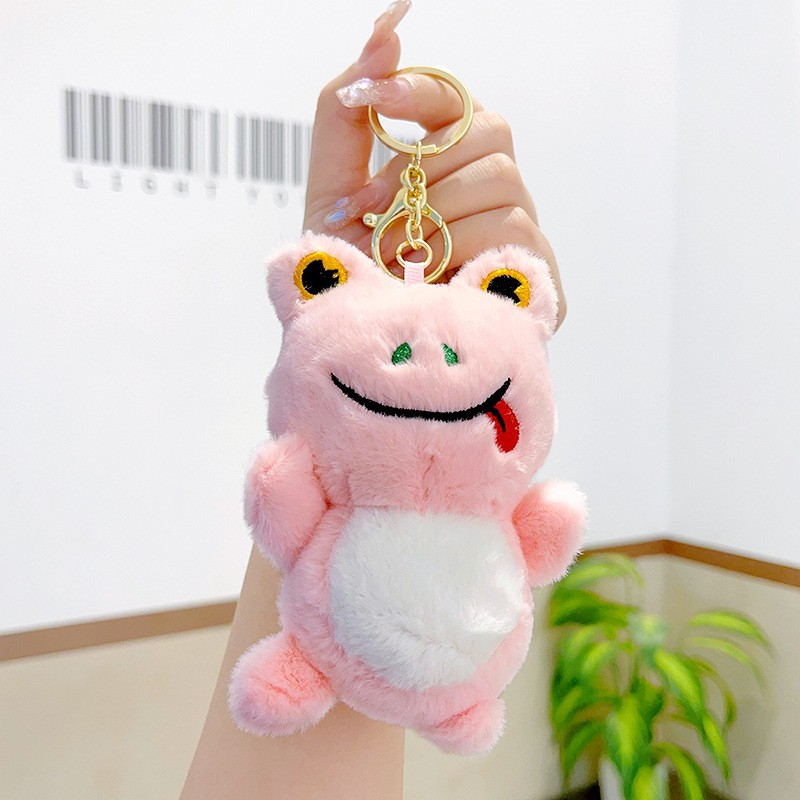 Cuatro pulgadas muñeca máquina colgante felpa llavero lindo muñeca mochila adornos grab máquina muñeca regalo al por mayor