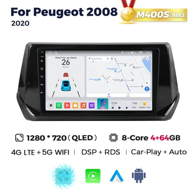 Peugeot 2008 2020 Peugeot: DVD Navigation - m400s-464-eight-core-full-netcom-9863