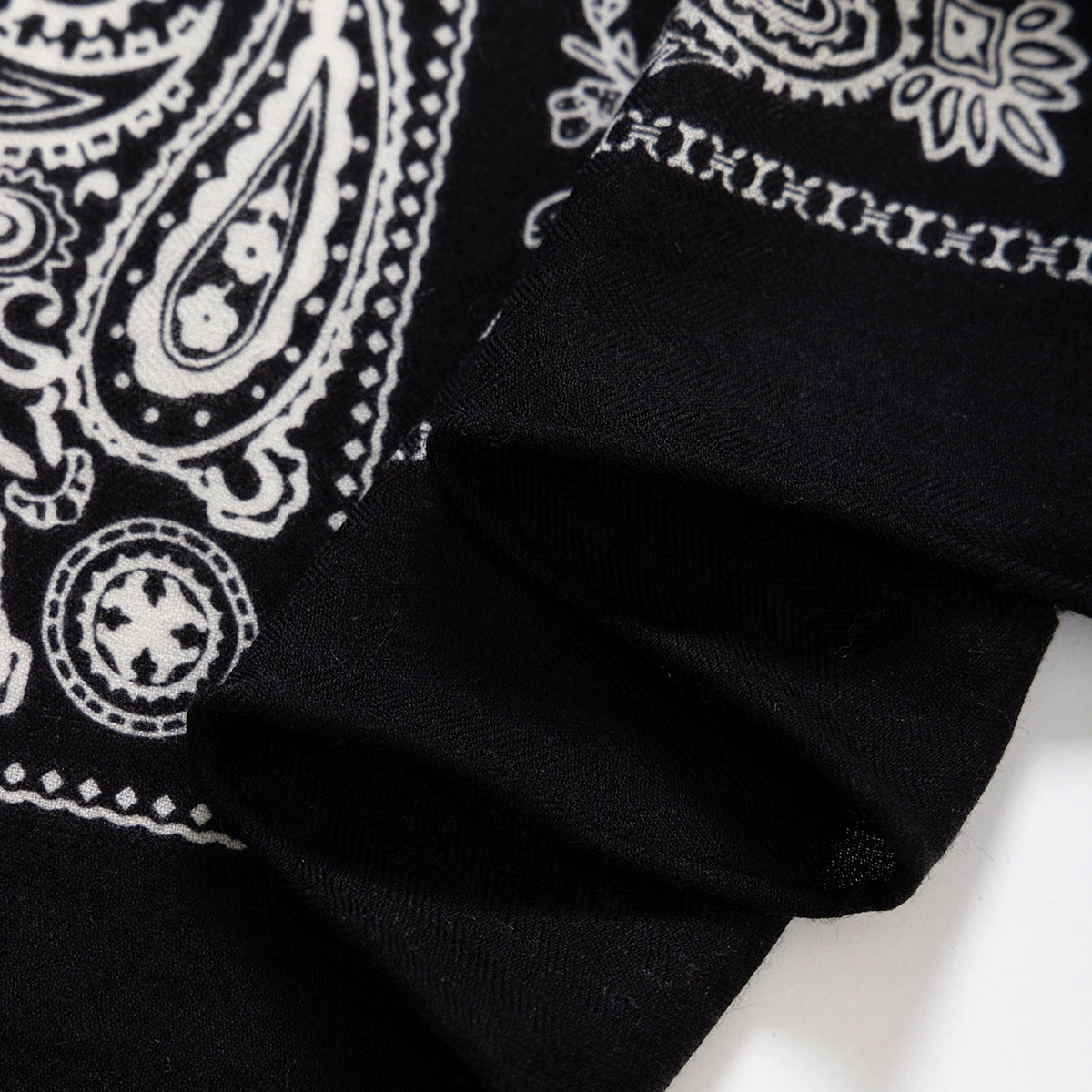 Black woolen winter scarf, keep warm fashionable cloak, high-quality style, wholesale