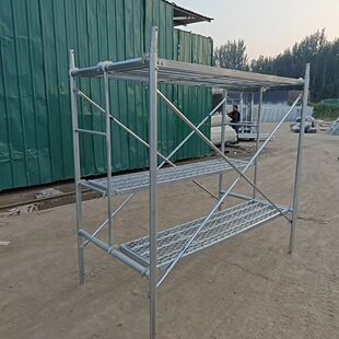 Galvanized Scaffolding Gantry Mobile Scaffolding Movable Scaffolding Construction Site Scaffolding Decoration Scaffolding Complete Set Factory Direct Sale