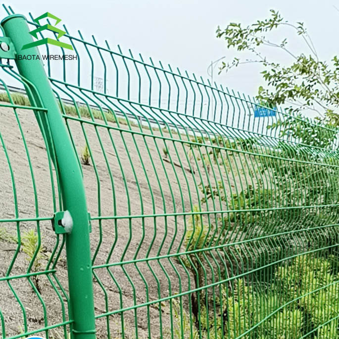 双边丝护栏网 防护框架护栏网 公路围栏网养殖勾花网刺绳围栏网