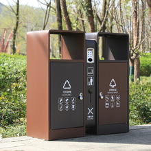 厂家直供户外不锈钢垃圾桶小区市政公园景区果皮箱户外分类垃圾箱