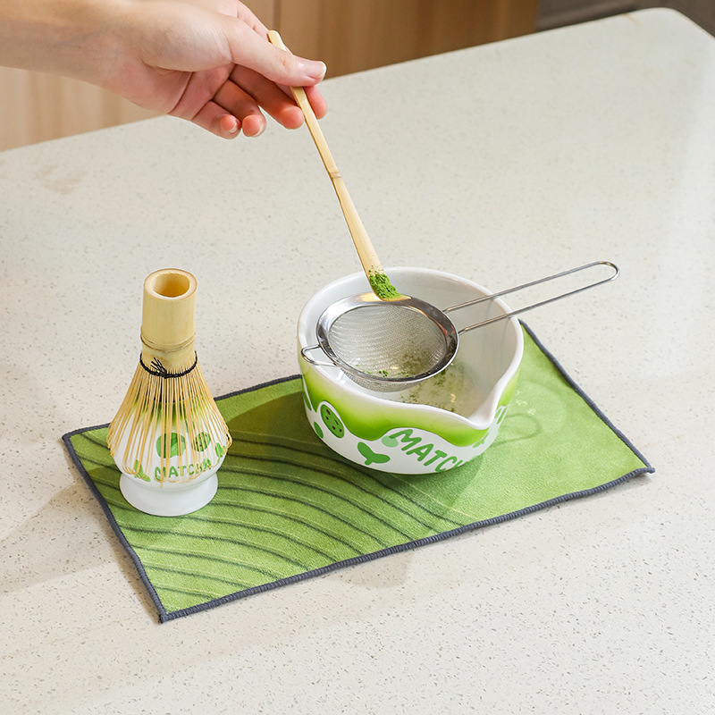 抹茶セット 茶筅 百本立抹茶茶碗 茶筅 スタンドスプーン シェーカー ティータオル 抹茶エッグビーターセット|undefined