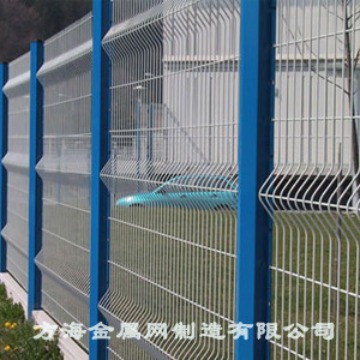 桃型柱护栏 机场公园果园场地围栏户外隔离栅栏三角折弯护栏