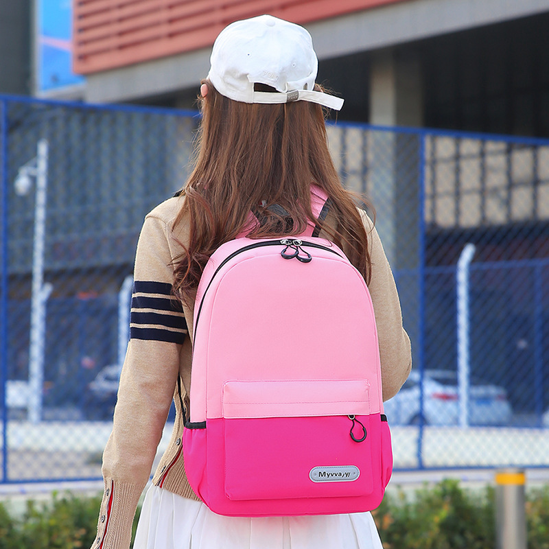 Mochila de estudiantes de primaria y secundaria personalizada impresión logotipo al por mayor clase de capacitación institución de tutoría mochila de ocio para niños personalizada