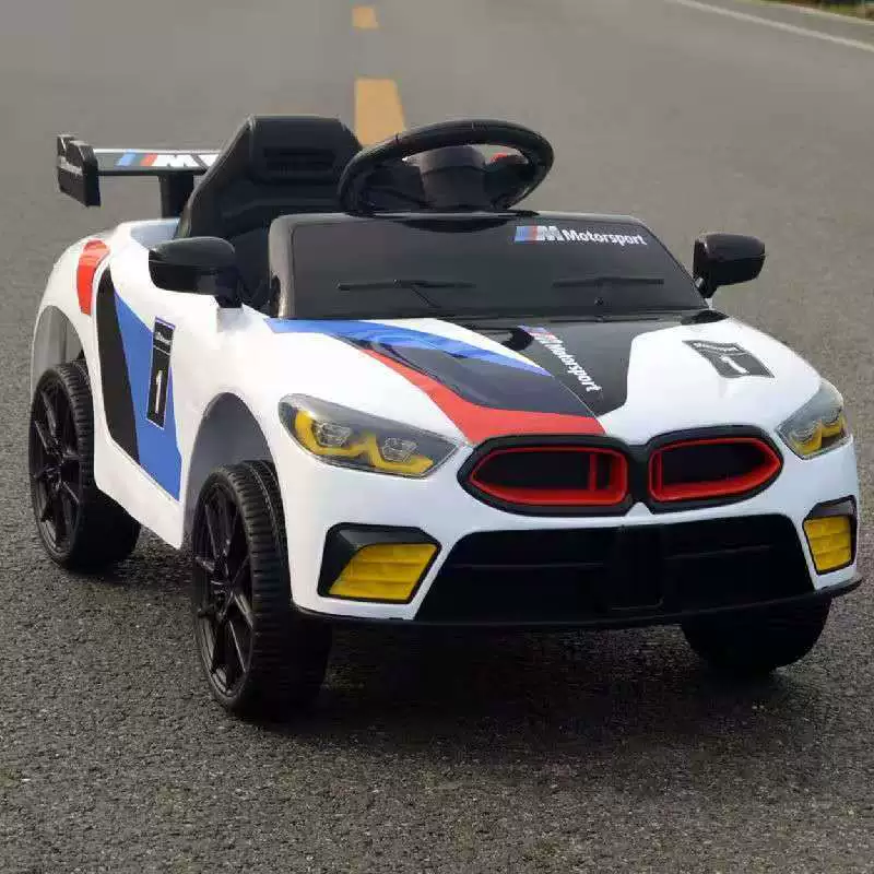 Электромобиль‑каталка (BMW), 4‑колёсный, с пультом, одноместный, детский