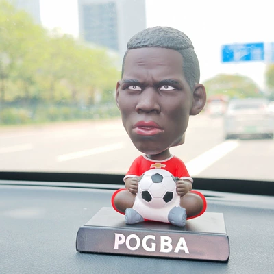 Q-Version Basketball and Football Car ornaments - -shaking-his-head-pogba