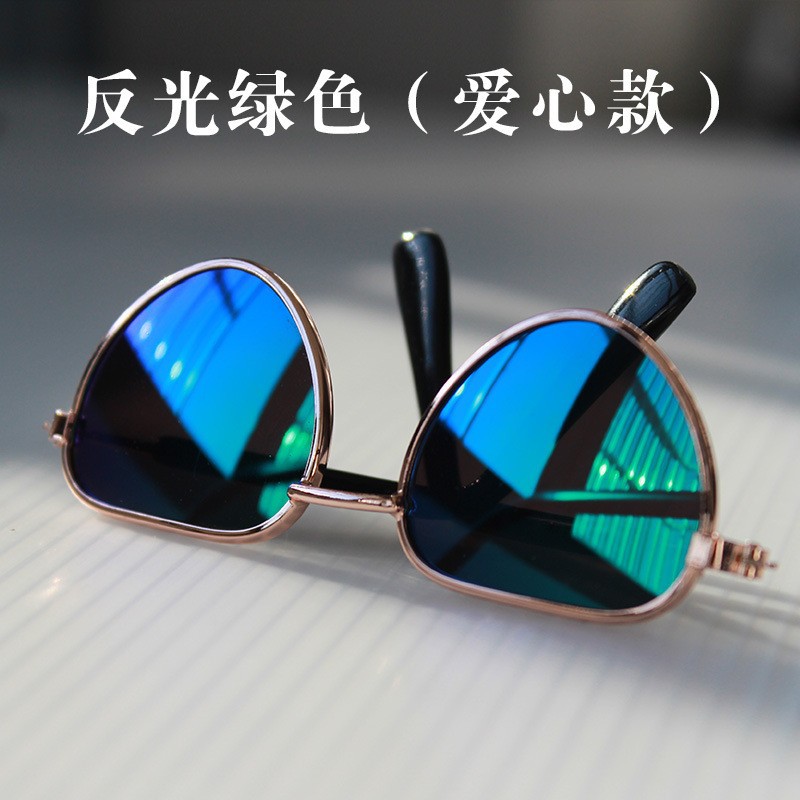 Gafas de gato gafas pequeñas gafas de sol de perro al por mayor pequeños accesorios para mascotas gafas joyas personalizadas para fotografía