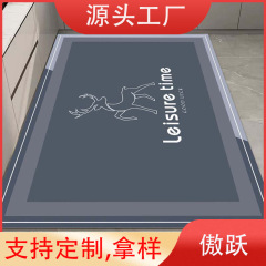 现代简约厨房地垫易打理防滑硅藻泥地垫耐磨吸水速干垫一件代发