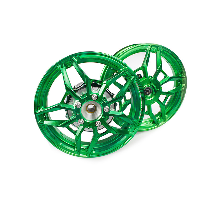 Suitable for Honda Giorno 125 Motorcycle Front and Rear Wheel Hubs Cnc Aluminum Alloy Thickened Wheel Rim Assembly Modification