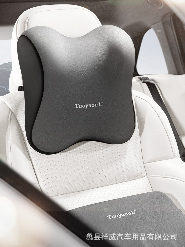Car interior butterfly headrest driver large waist comfortable neck pillow neck pillow waist cushion seat waist support wholesale