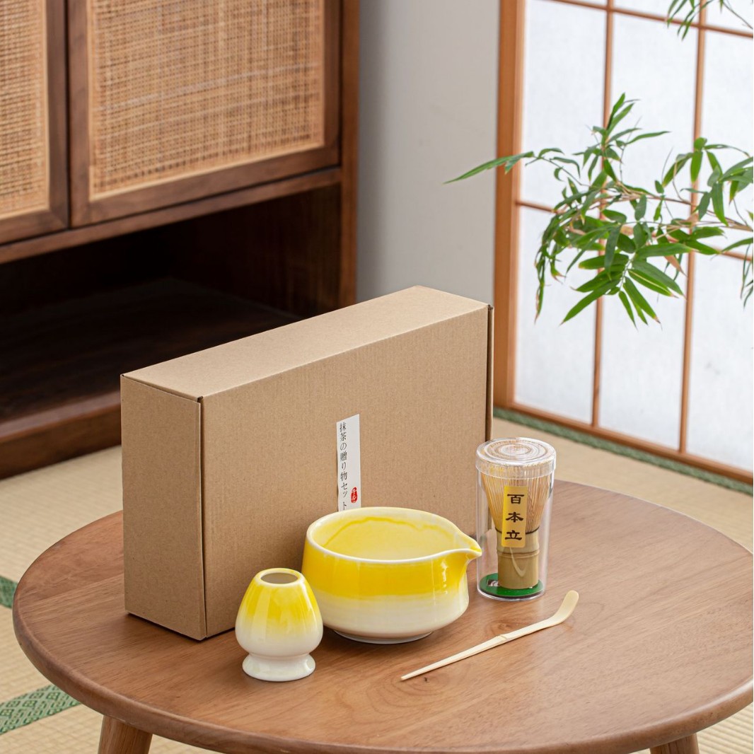 Caixa de regalo de estilo japonés de la dinastía Song, set de herramientas para ordenar té Matcha Matcha