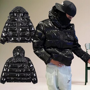 TRAPSTAR West Coast Hip Hop Bright Face Cotton Coat Correct Edition Letter Embroidered Street Trend Winter Warm Jacket