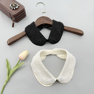 Handmade Nail Pearl Fake Collar All-match Decorative Collar All-match Decorative Fake Collar Collar Sweet Decorative Korean Necklace Accessories