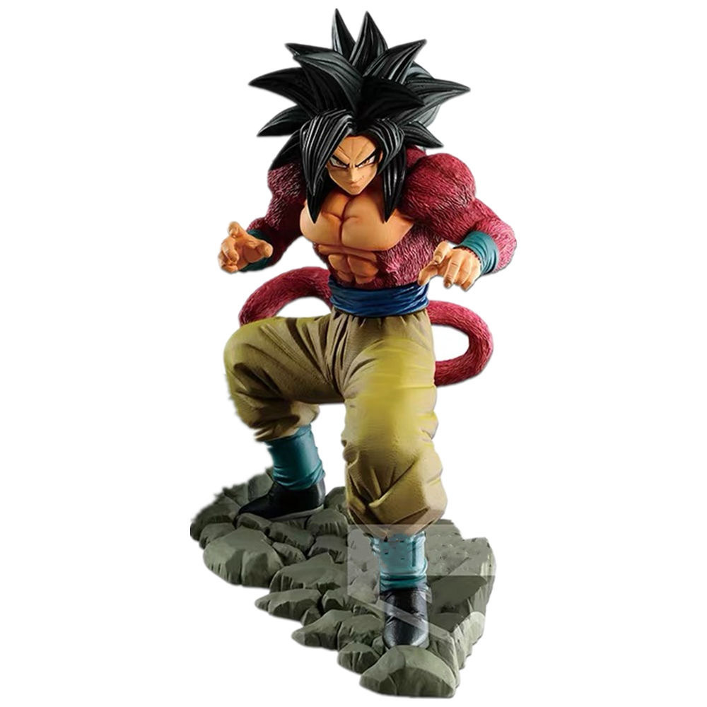 Dragon Ball modelo hecho a mano de juguete Super gran grupo Sun Wukong Vegeta Wu Jita Broli Super cuatro Saiyan