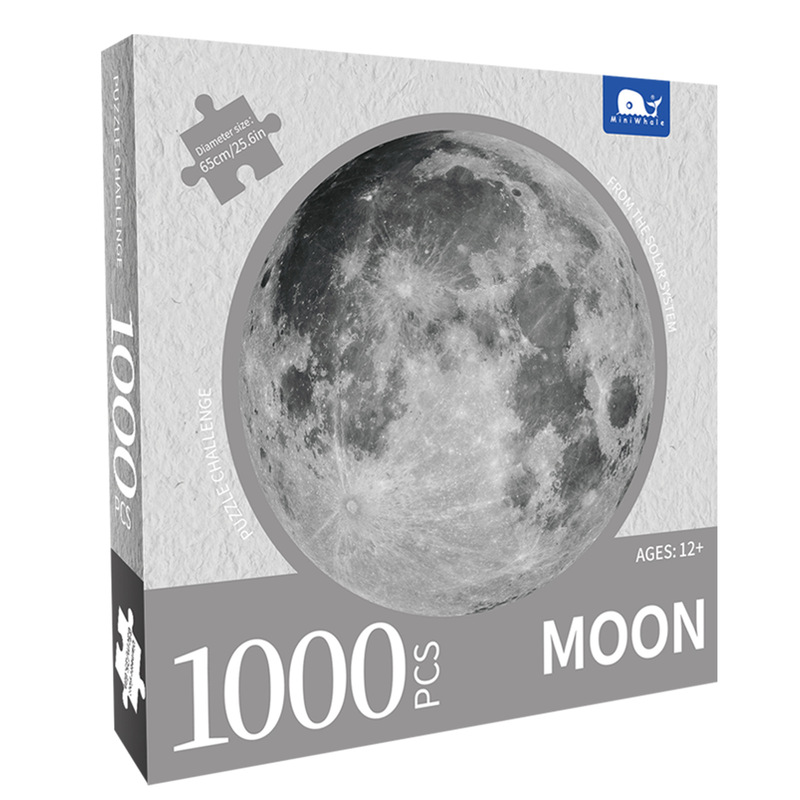 MiniWhale Moon Sun Earth puzzle adult 1000 pieces cross-border hot toys puzzle wholesale