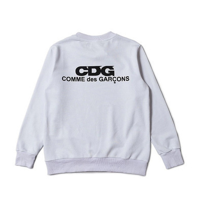 2026 Cdg Trendy Brand Letter-Printed Round-Neck Sweatshirt for Men, Loose Casual Couple Style, New Autumn and Winter Long-Sleeved Top