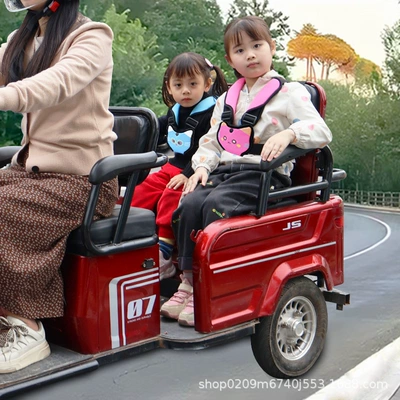 Electric Vehicle Children's Anti-Fall Safety Belt — Electric car cushion