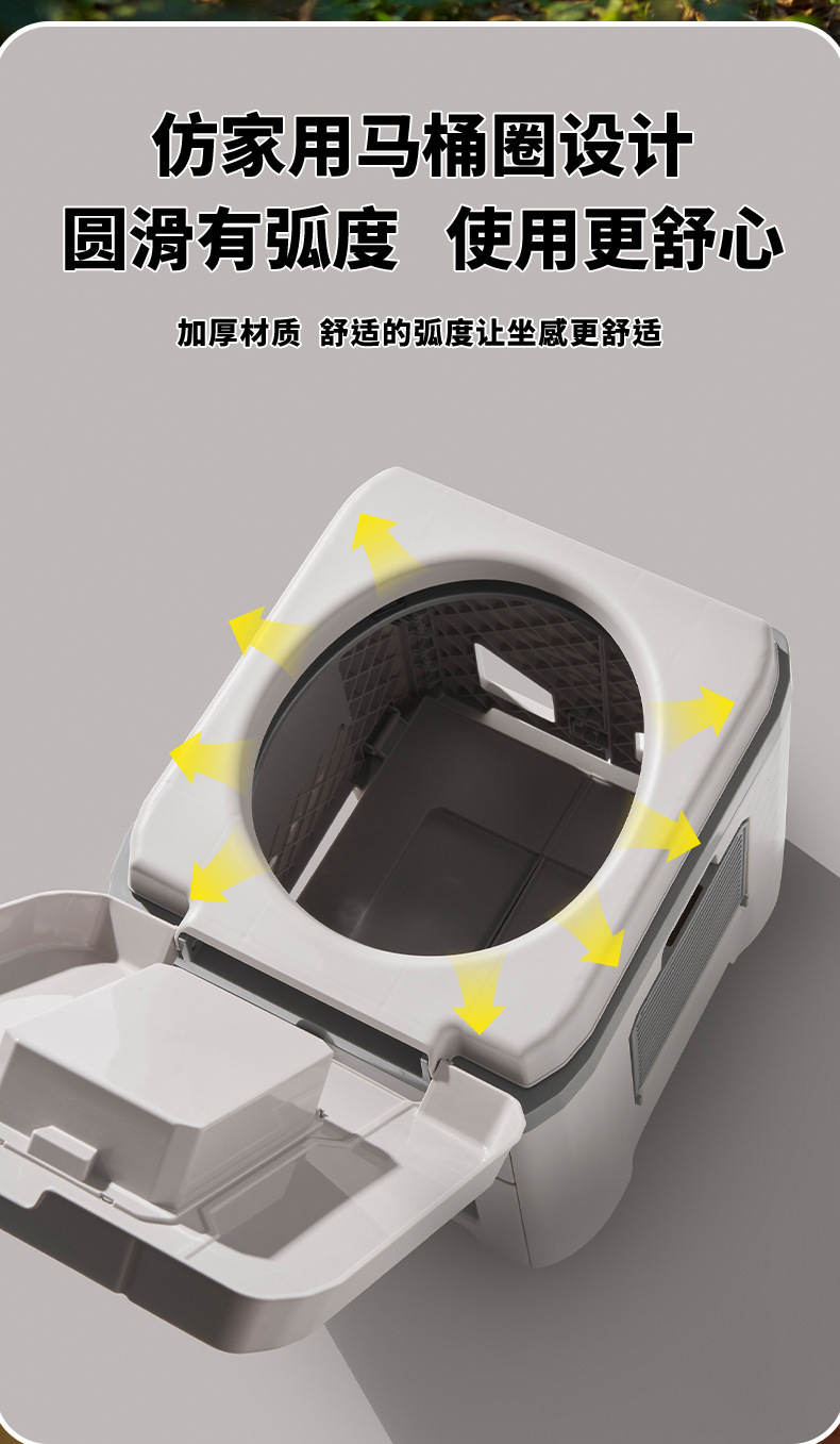Cross-Border New Folding Toilet Car-Mounted Emergency Camping Toilet Stool Adult Portable Anti-Odor Outdoor Mobile Toilet