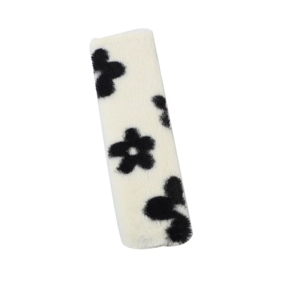 Seat belt shoulder pad – interior accessory - plush-flower-shoulder-pads