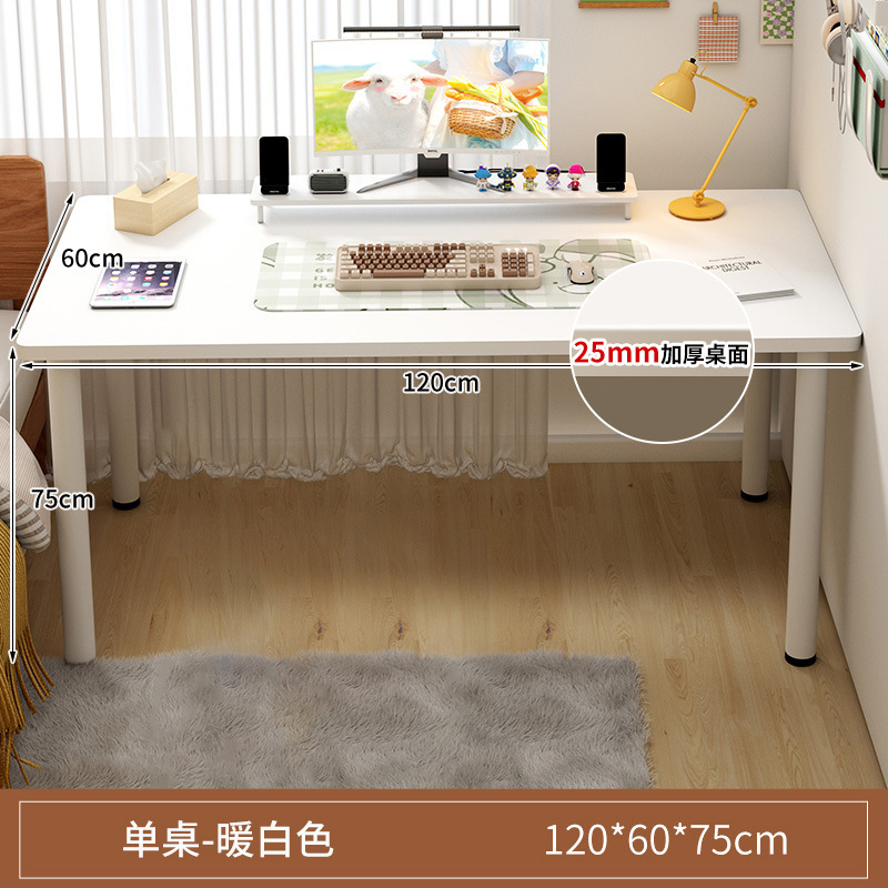 Escritorio Dormitorio de niña con cajón Escritorio de estudio de maquillaje simple para el hogar del estudiante Escritorio de computadora de oficina de alquiler