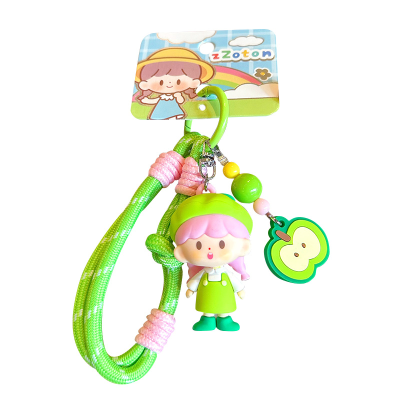 Offizieller Schreibtischkönig, Traumtagebuch, Schlüsselanhänger, Cartoon-Puppe, Mädchen, exquisiter Rucksack-Anhänger_voghion.com