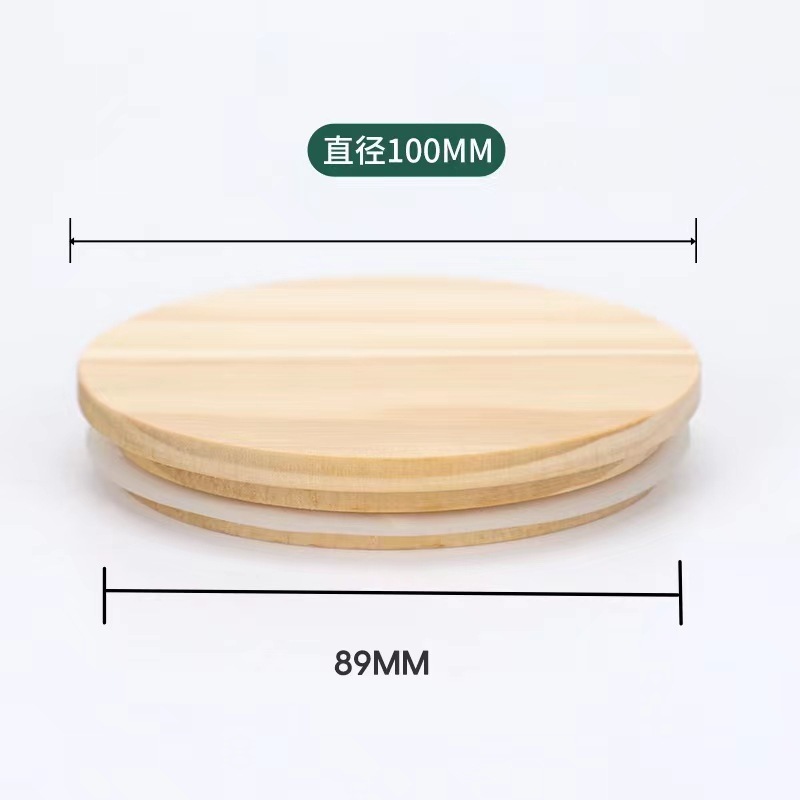 メーカー卸売キャンドルカップパインウッド竹蓋シリコンリングシール蓋手作りワックス容器キャンドルホルダーカップ蓋|undefined
