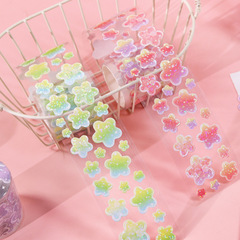 Goka Laser Cut Tape INS Style Landscape Journal Tape DIY Decorative Material Sticker Bubble Journal Tape