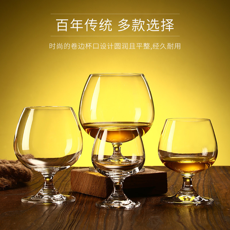 Bar gruesa copa de brandy copa de vidrio copa de vino blanco copa de whisky copa de vino corta copa de vino tinto