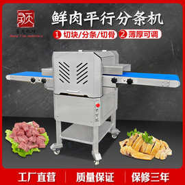 连续切条机 电动鲜肉分条机 家禽切块机切牛杂机猪肉牛肉切块机