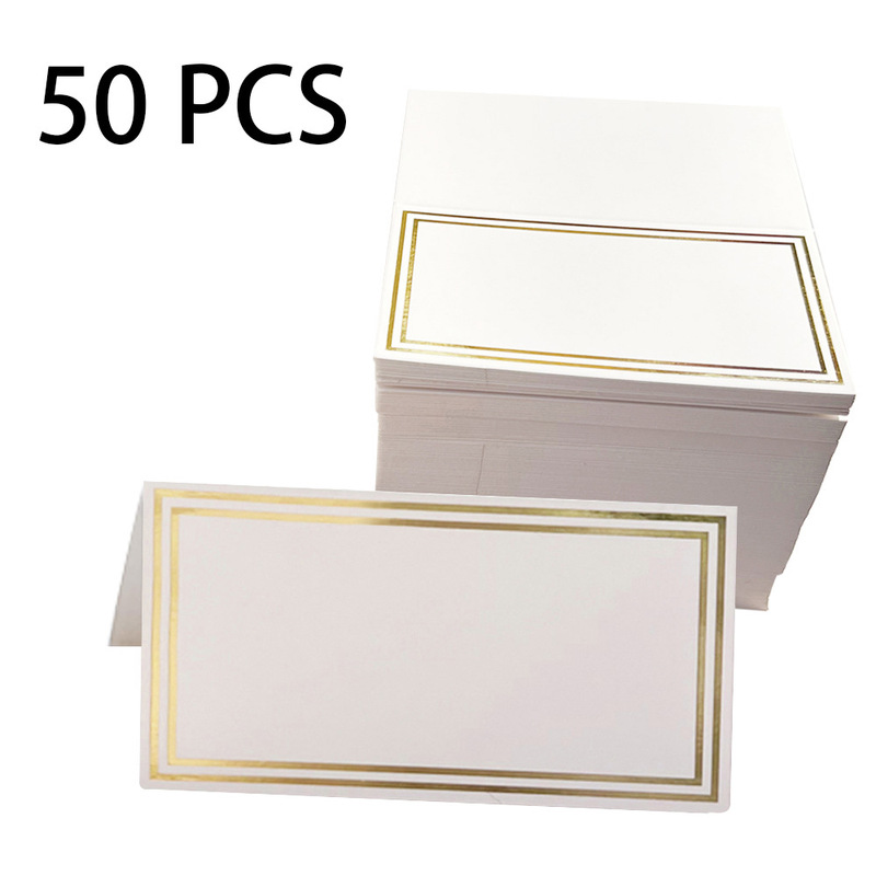 Amazon Table Card Wedding Banquet Party Guest Name Seat Card High-End Sign-In Table Card Spot Wholesale