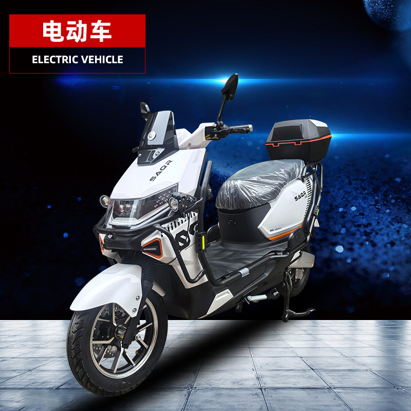 跨境出口电动车72V电瓶车外卖长跑王电动踏板车新款踏板二轮电车