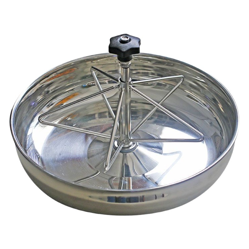 Acero inoxidable cerdo comedero olla medicina alimentación cuenca entrega fija cama cuidado cerdo comedero 30cm diámetro