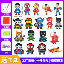 儿童钻石画随意贴5d diy手工动物贴纸冰箱装饰画贴纸贴画厂家批发