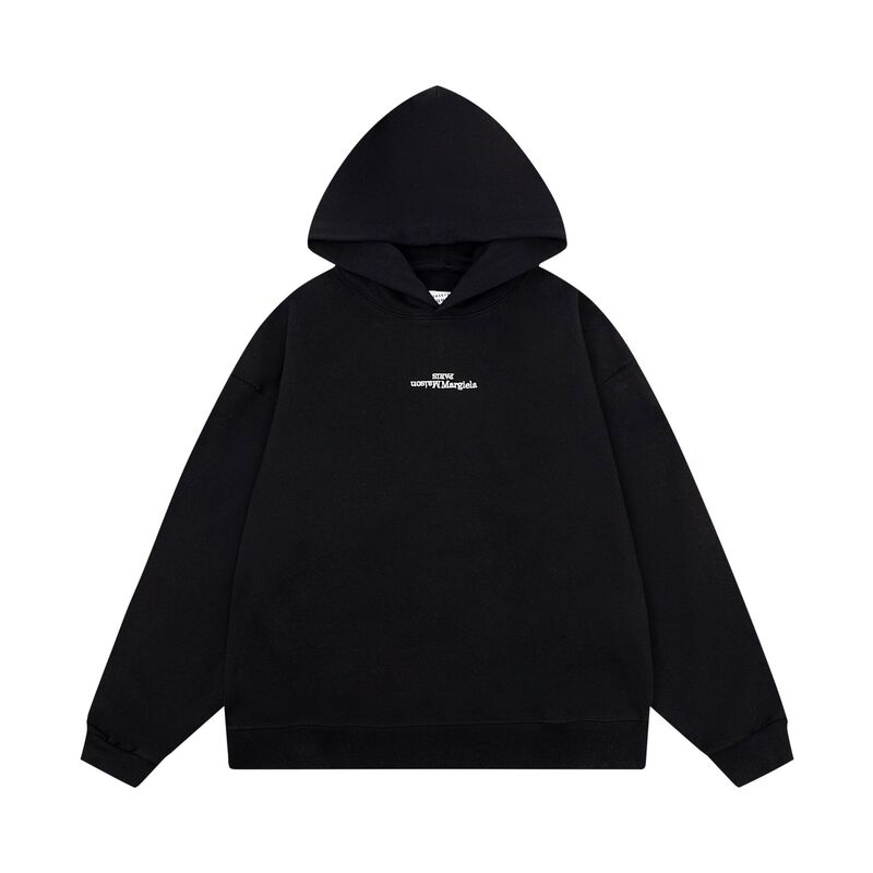 Qihong Clothing American Retro Street Style Design Inverted Letter Hooded Loose-Fit Unisex Autumn/Winter Long Sleeve Sweatshirt