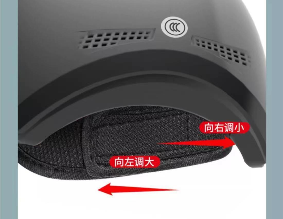Applicable to the new national standard four seasons general electric car motorcycle men's helmet women's summer sunscreen adjustable half helmet