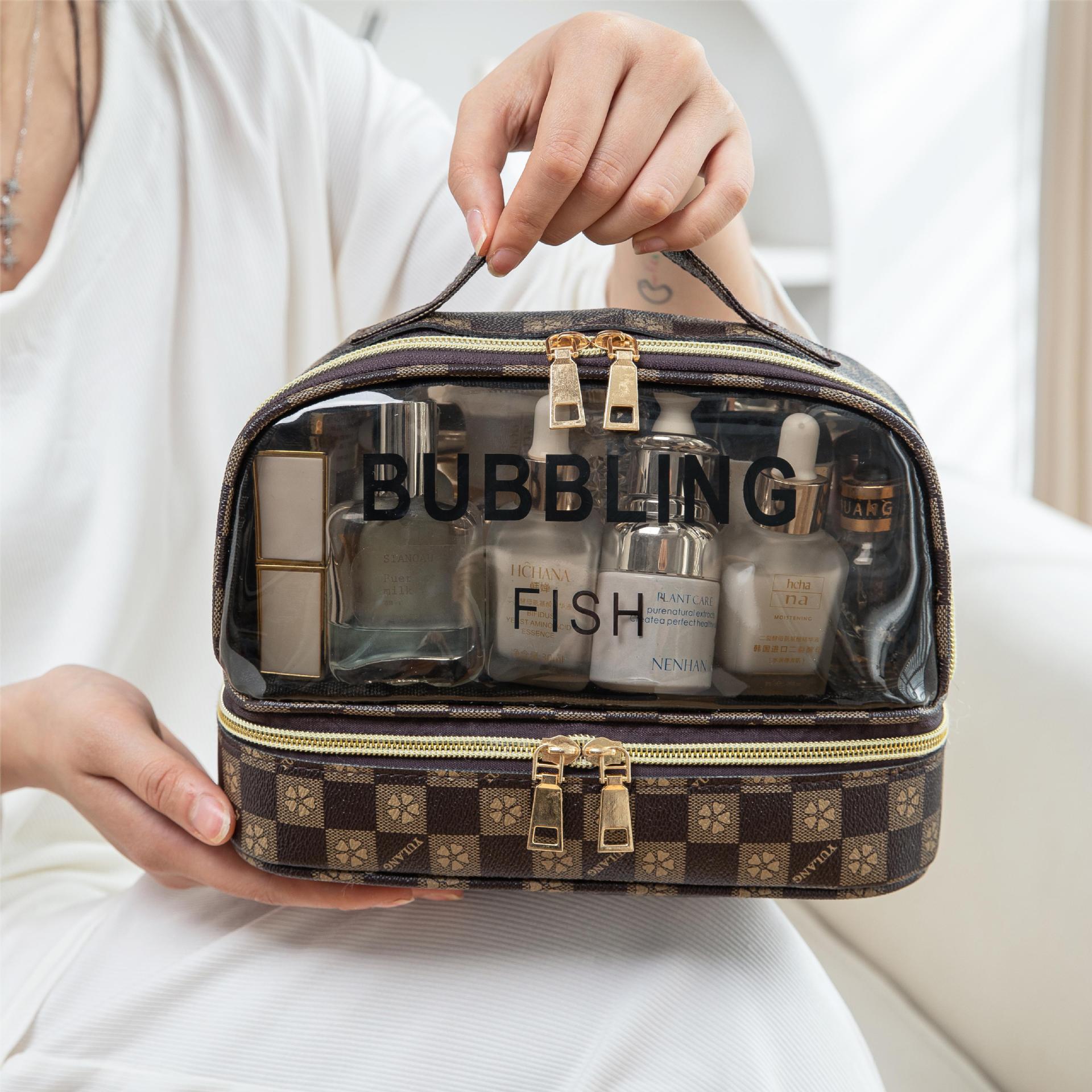 Bolsa de lavado, separación seca y húmeda de gran capacidad, bolsas de almacenamiento de baño de baño de baño de alta calidad de viaje de playa portátil