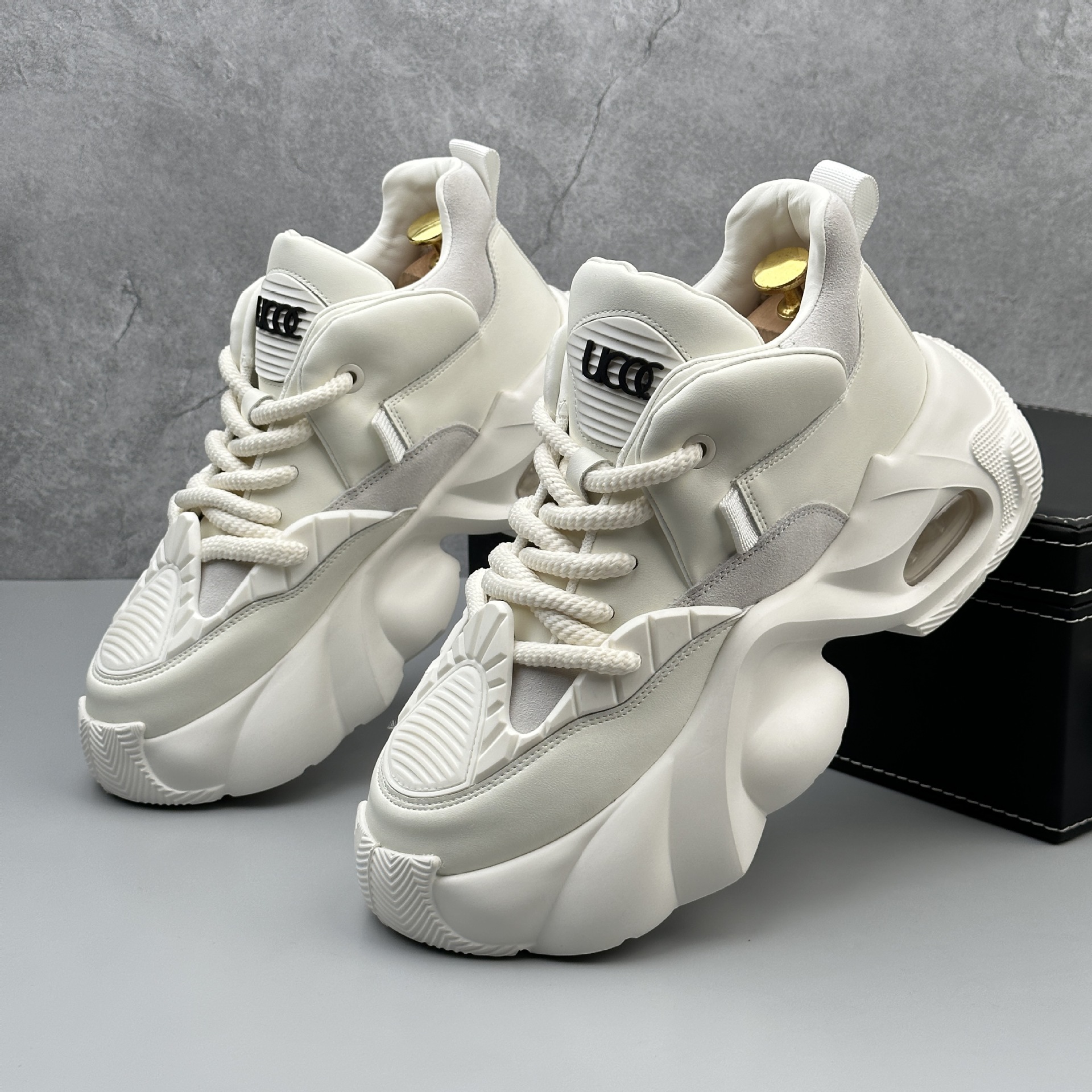 厚底老爹鞋男款2024夏季新款增高鞋子超火男鞋时尚百搭休闲运动鞋