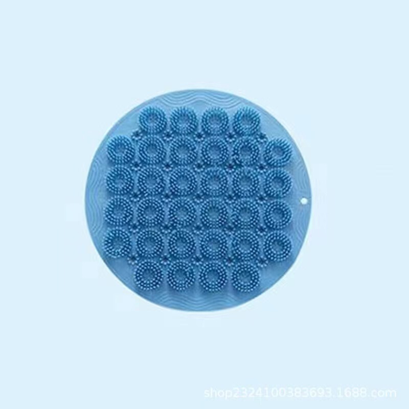 新型のお風呂は背中をこすります。円形のシリカゲルのお風呂は怠け者の背中をこすります。|undefined