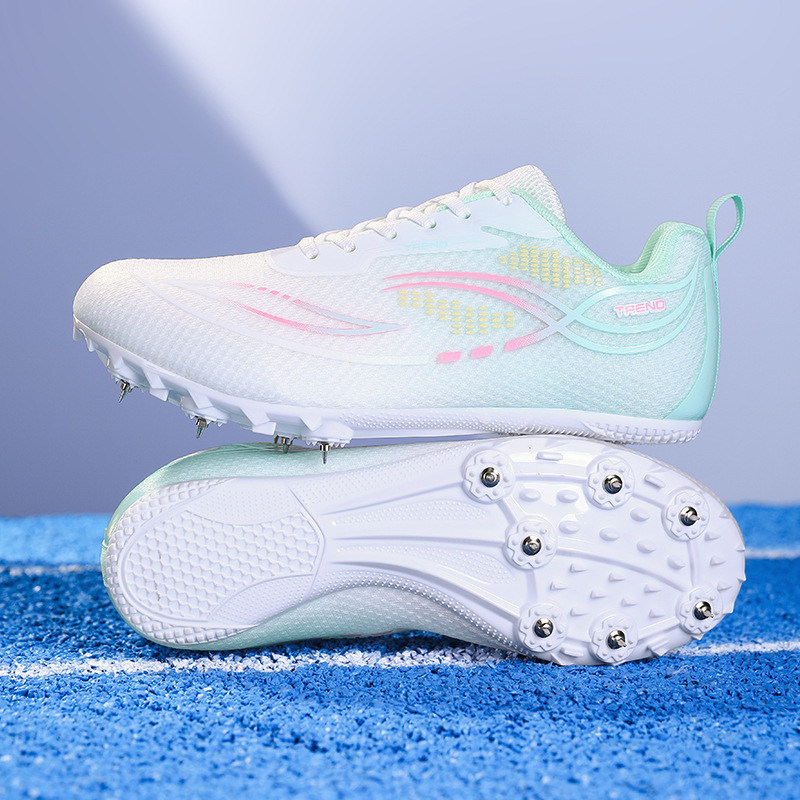 Zapatillas de Atletismo de 7 Clavos Superfibra y Caucho, Ligero, para Atletismo