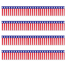 亚马逊新款独立日横幅美国国庆节家居装饰顶置拉花红白蓝雨丝拉旗