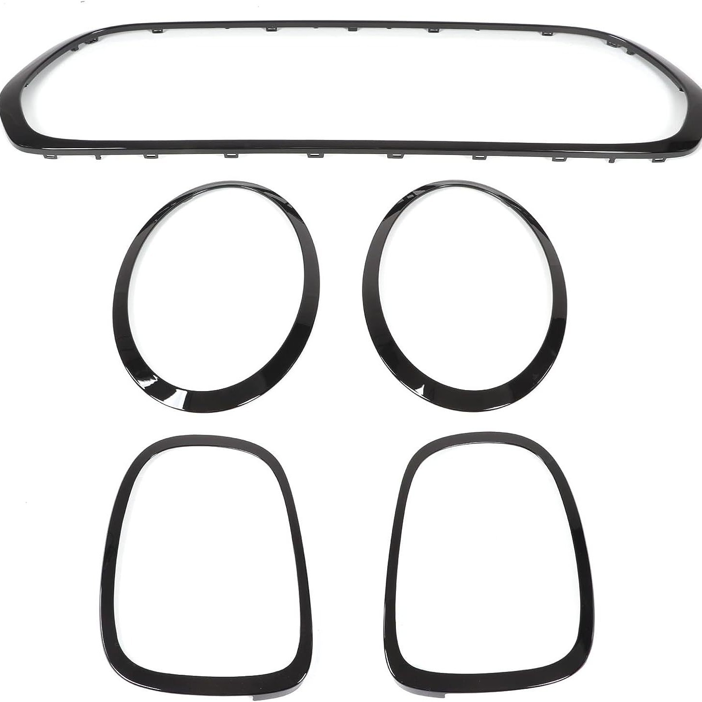 Suitable for Bmw Mini F55 F56 F57 14-21 Grille Bright Strip Headlight Ring Tail Light Trim