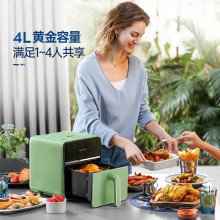 摩飞空气炸锅4L家用可视炉灯蒸汽嫩烤一体空气炸烤箱现货MR8101