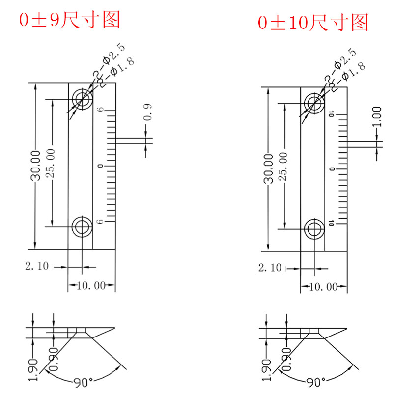 j8标尺检具刻度尺0片10游标0专业汽车行业游标刻度尺片检具其他g3