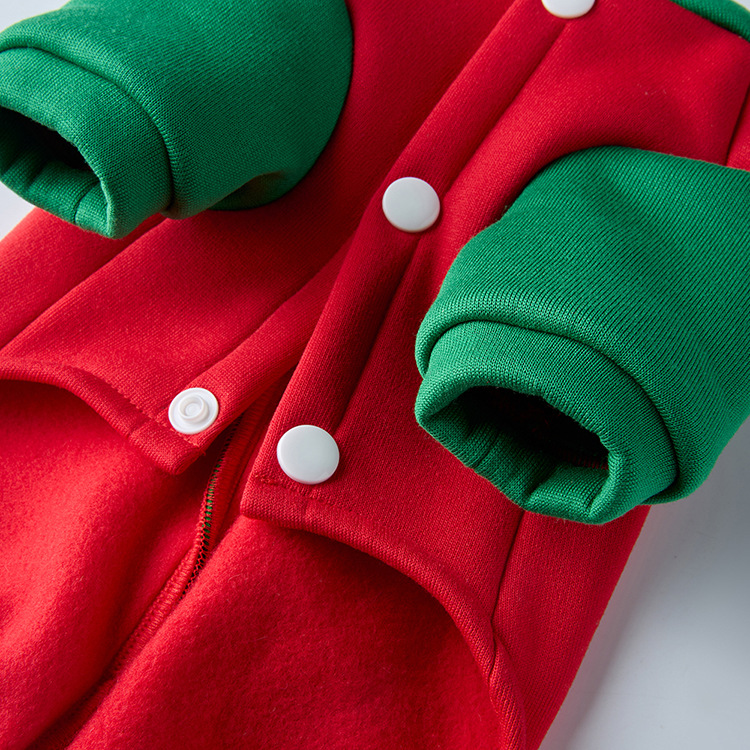 Roupa para cachorro com tema de rena para o Halloween e Natal, fantasia para animais de estimação, novo estilo para filhotes no outono e inverno._voghion.com