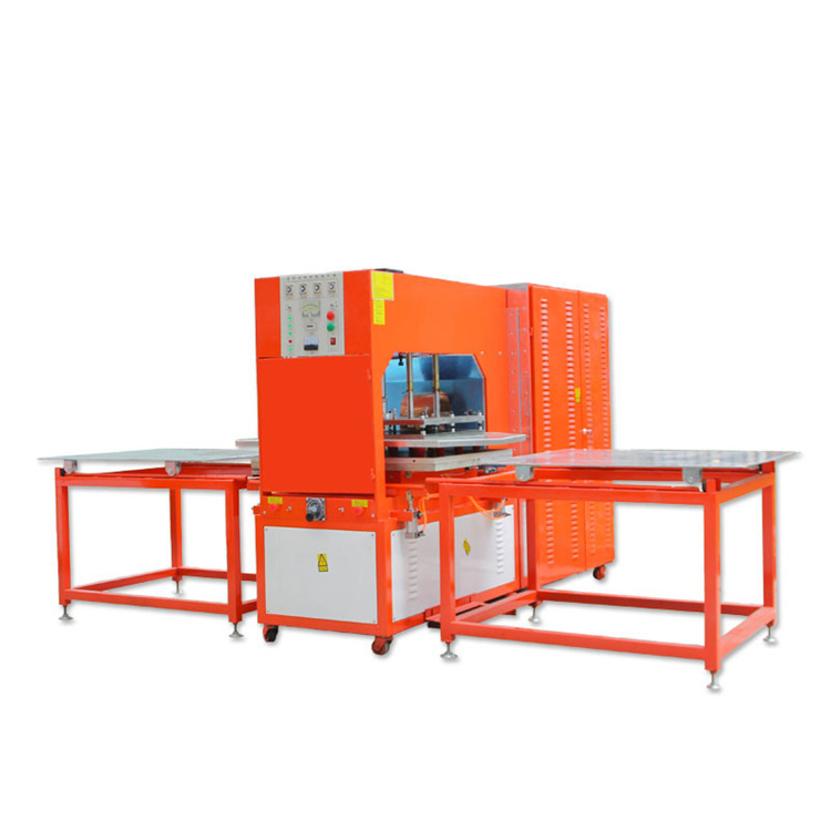 10KW-15KW羽绒服通道布 皮革压花机 羽绒服高频压胶压线压边设备