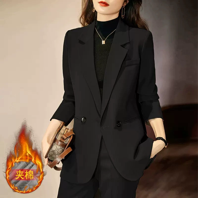 Сексуальная стеганая демисезонная классическая куртка-suit, сет, утолщение, корейский стиль