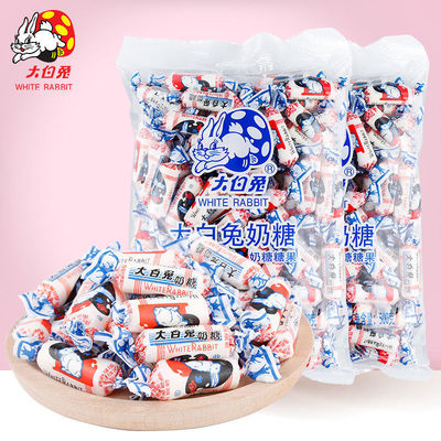 大白兔奶糖454g/500g上海特产童年记忆小零食批发包邮|ru